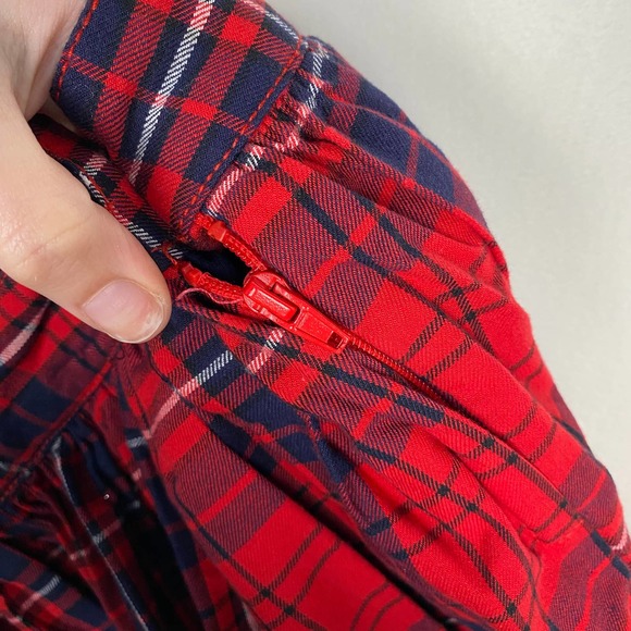 Est. 1989 Place Kids Girls Size 8 Red Plaid Pleated Stretch Skirt - Picture 7 of 7